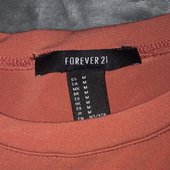 Forever 21 long sleeve bodysuit size M - Picture 3 of 3